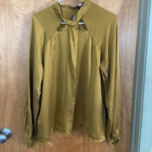 Amour Vert Papillon cottonseed cupro blouse